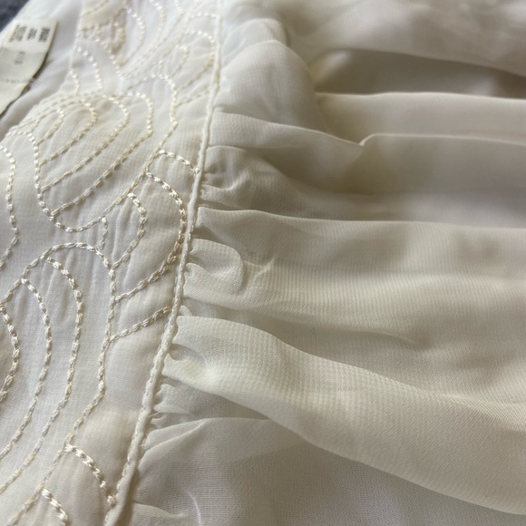 Black and White Ombré Long Skirt - Picture 5 of 5